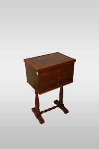 French Charles X style toilet from the 1800s in French rosewood