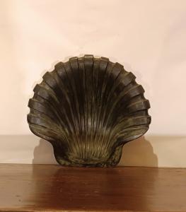 ACQUASANTIERA IN BRONZO XIX SECOLO