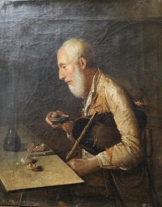 GIACOMO FRANCESCO CIPPER. (Feldkirch, Austria, 1664 - Milano, 1736) Ritratto di un anziano sign ore 