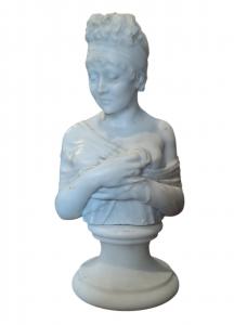 BUSTO IN MARMO - JULIETTE RECAMIER - XIX SEC.