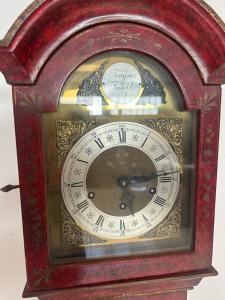 20th Century Lacquered Painted Grandfather Clock - Foto 7