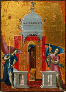 Inizi del XVIII secolo, Seguace di Theodoros Poulakis, Le reliquie di San Spiridione di Trimitonte conservate nel tempio di Kerkyra