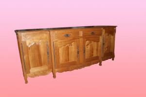 Credenza francese 2.5 mt stile Provenzale in ciliegio di inizio 1900