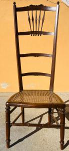 Rare chair with high back