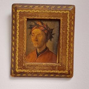 Piccola miniatura dipinto su rame