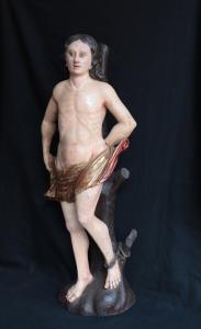 Escultura em madeira: São Sebastião, Itália, séc. XVIII