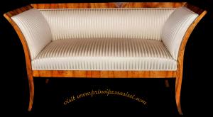 Wien um 1820. Elegantes Biedermeier-Sofa aus der Frühphase der Biedermeierzeit, intakt.