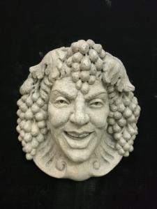 Mascherone - le 4 Stagioni - Autunno - 35 x 35 cm - Pietra di Vicenza - XX secolo