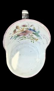 Tigela noturna com prato em porcelana. Paris antiga. - Foto 6