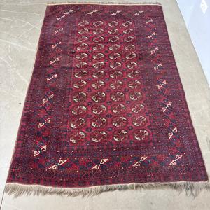 Tappeto metà 900 lana e seta alta qualità Turkmenistan Bukhara  mis 210 x 130 