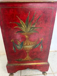 20th Century Lacquered Painted Grandfather Clock - Foto 6