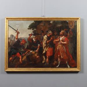 Dipinto Re Davide Punisce gli Assassini di Re Isbal