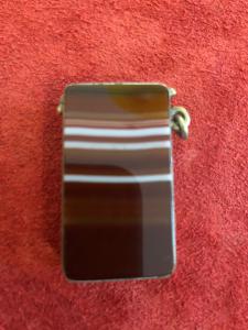 Matchbox in agate and silver without hallmarks.