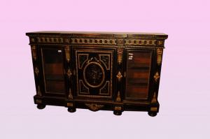 Stupendo Servante Boulle del 1800 con bronzi e pietre dure semipreziose 