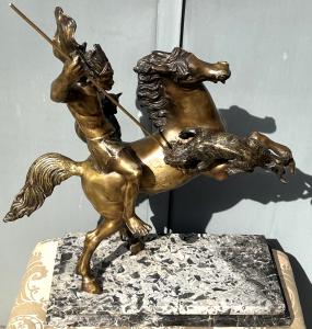 Große Bronzeskulptur