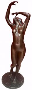 SCULTURA IN BRONZO "S. MONACO"