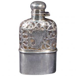 Garrafa de bolso para uísque em prata - A/2477
