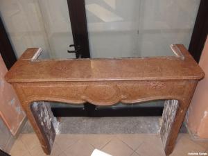 STONE FIREPLACE EARLY 1800s FRANCE cm L162xW56xH114