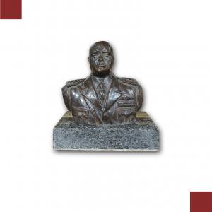 BUSTO IN BRONZO DI BENITO MUSSOLINI ANNI ‘30