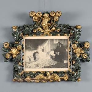 Piccola Cornice Barocca Veneto Inizio XVIII Secolo