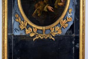 Trumeau mirror in carved and gilded wood, Piedmont, early 19th century - Foto 7