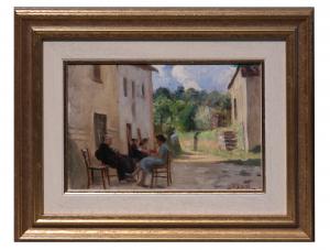Magni Giuseppe (1869 - 1956) - Dorfleben