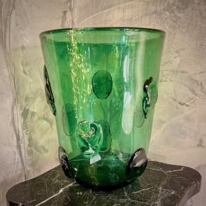 Vaso con patacche – vetro Empoli