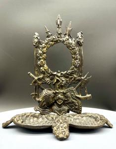 Portaorologio da tasca da scrittoio, fine XIX secolo