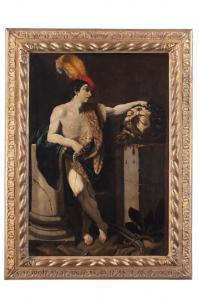 Davide e Golia, pittore caravaggesco