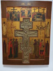 ICONA RUSSA " CROCIFISSIONE DI CRISTO"