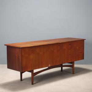 Sideboard Vintage Impiallacciato Teak Design Italia Anni 60 Originale