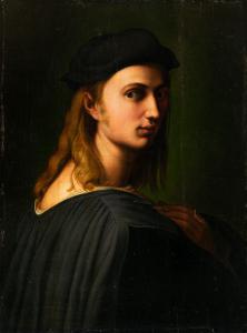 Seguidor de Rafael Sanzio (Urbino 1483 - Roma 1520) - Retrato de Bindo Altoviti.