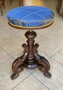 Perfect Antique Piano Stool! Louis Philippe Era 1840/50