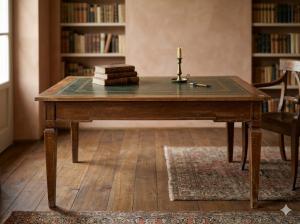 Louis XVI Walnut Writing Desk - Restoration Included_car 3442
