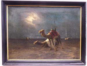 M.BOUVIER  "NOTTE NEL DESERTO"