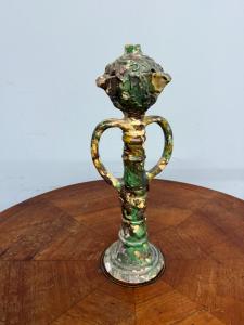 Antica scultura in ceramica calabrese Seminara 1950, 50x30cm