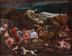 Ambito di Leandro Bassano (1557 - 1622), Alegoria do inverno