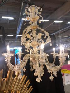 Murano-Glaslüster mit 10 Leuchten