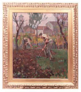 Giuseppe Mascarini (1877-1954) - Small vegetable garden
