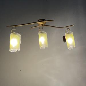 Deckenleuchte mit 3 Murano-Glas Leuchten