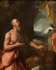 San Girolamo, Bottega di Alessandro Bonvicino, detto il Moretto (Brescia, 1498 circa – 1554)