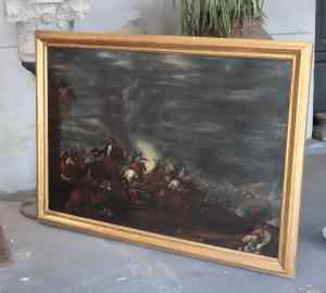 Ilario Mercanti "Lo Spolverini" (1657-1734)-Battaglia