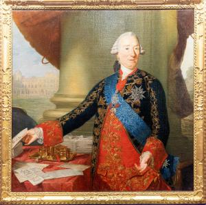 Anton von Maron e bottega, Ritratto di Girolamo Grimaldi in veste di ambasciatore, olio su tela
