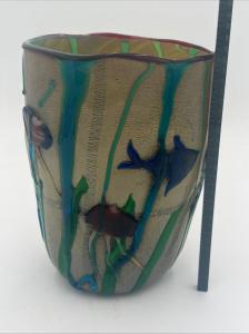 VASO  FONDALE MARINO attr. SALVIATI  1930 - Foto 9