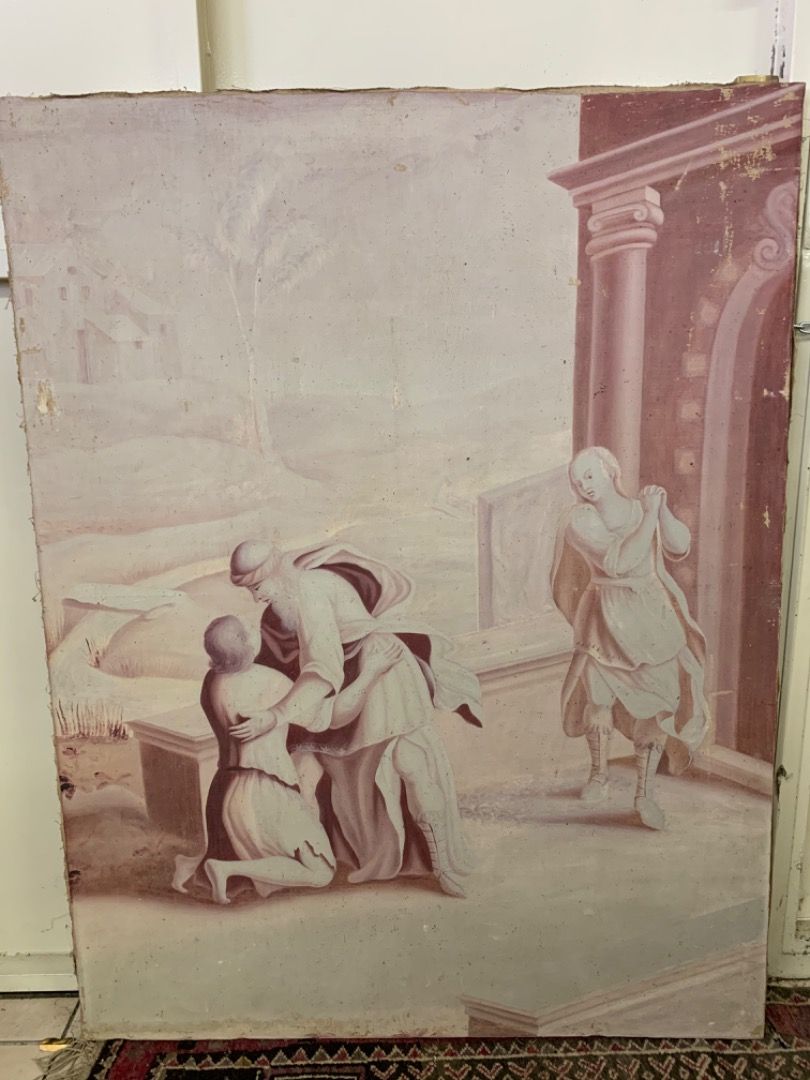 Gemälde aus dem 18. Jahrhundert, piemontesische Schule, 125 x 95 cm, in gutem Zustand.