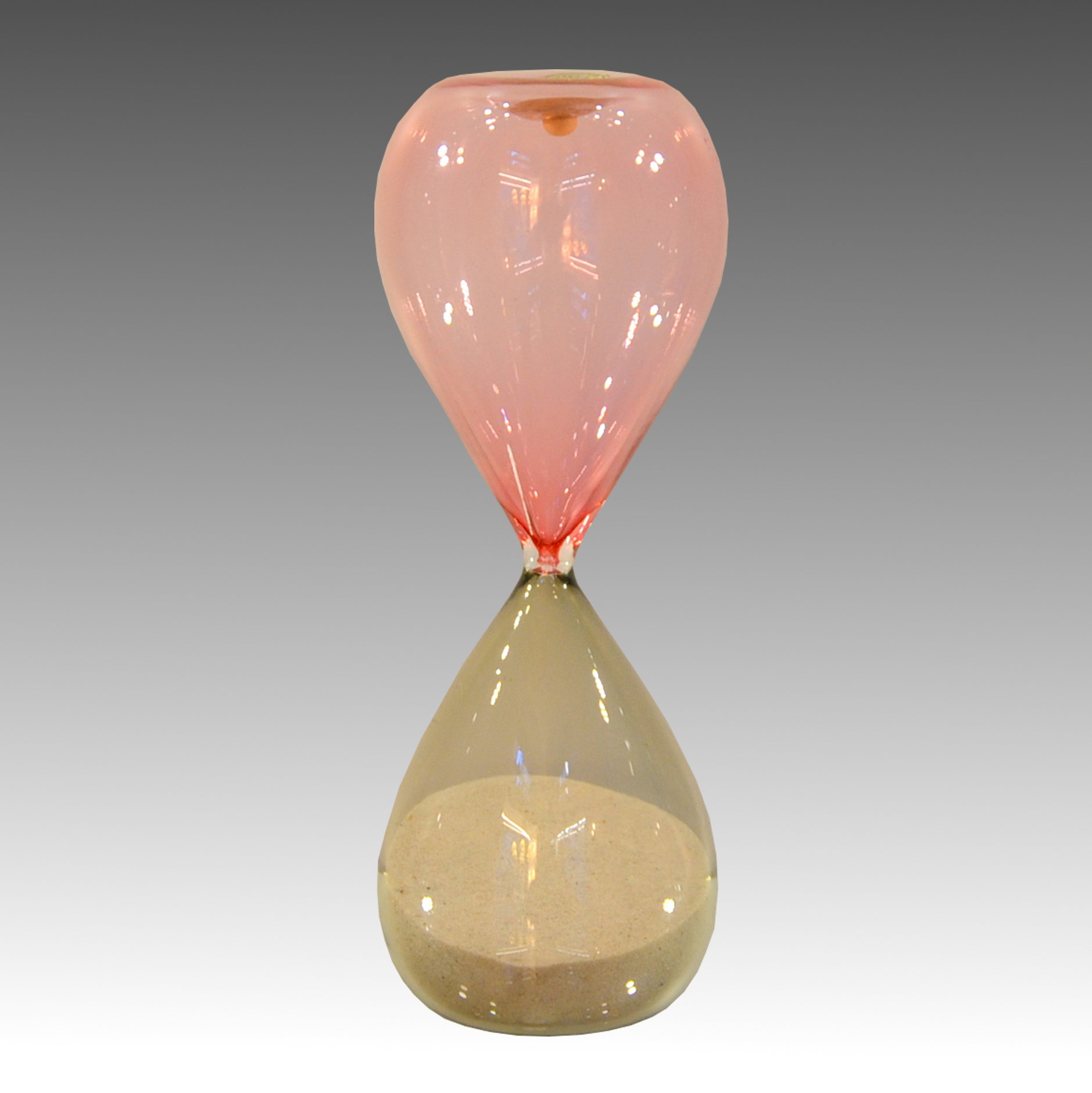 VENINI, PAOLO VENINI and FULVIO BIANCONI, blown glass hourglass