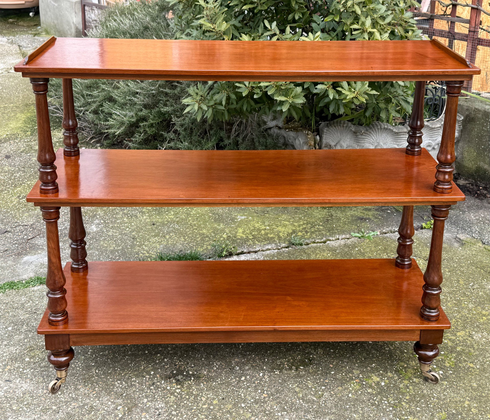 🥇Impressionante Etagere Antiga, Servidor, Aparador em Mogno da Época Vitoriana Inglesa do Século XIX🥇