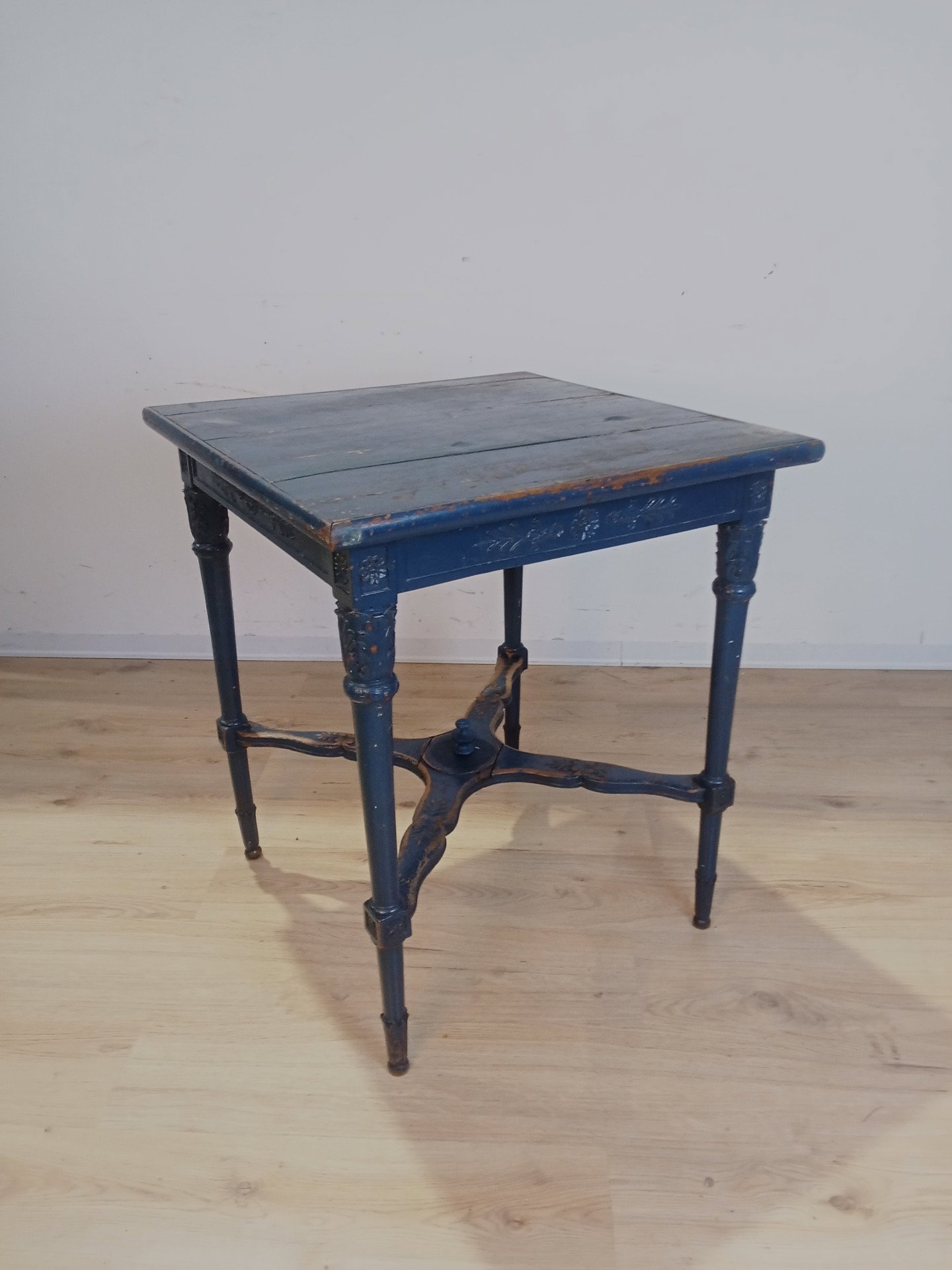 Mesa de centro em estilo Luís XVI em abeto laqueado, estilo shabby chic - início do século XX - escrivaninha.