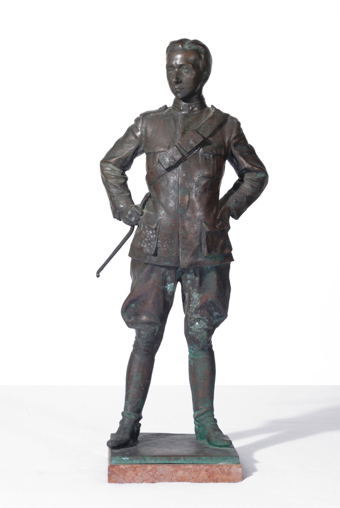 Annibale De Lotto, Soldier of the First World War, bronze, circa 1923.
