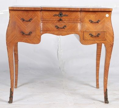 Antica toilette francese del 1800 stile Luigi XV in bois de rose 